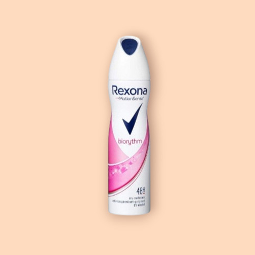اسپری ضد تعریق زنانه رکسونا مدل Biorythm حجم ۲۰۰ میلی لیتر .Rexona