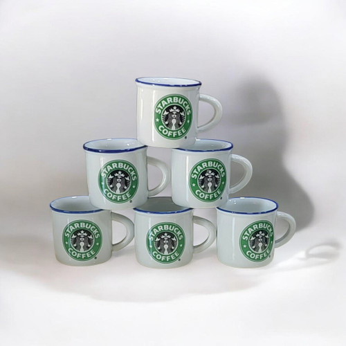 شات قهوه استارباکس سفید. .دونه ای . 6عددی .STARBUCKS