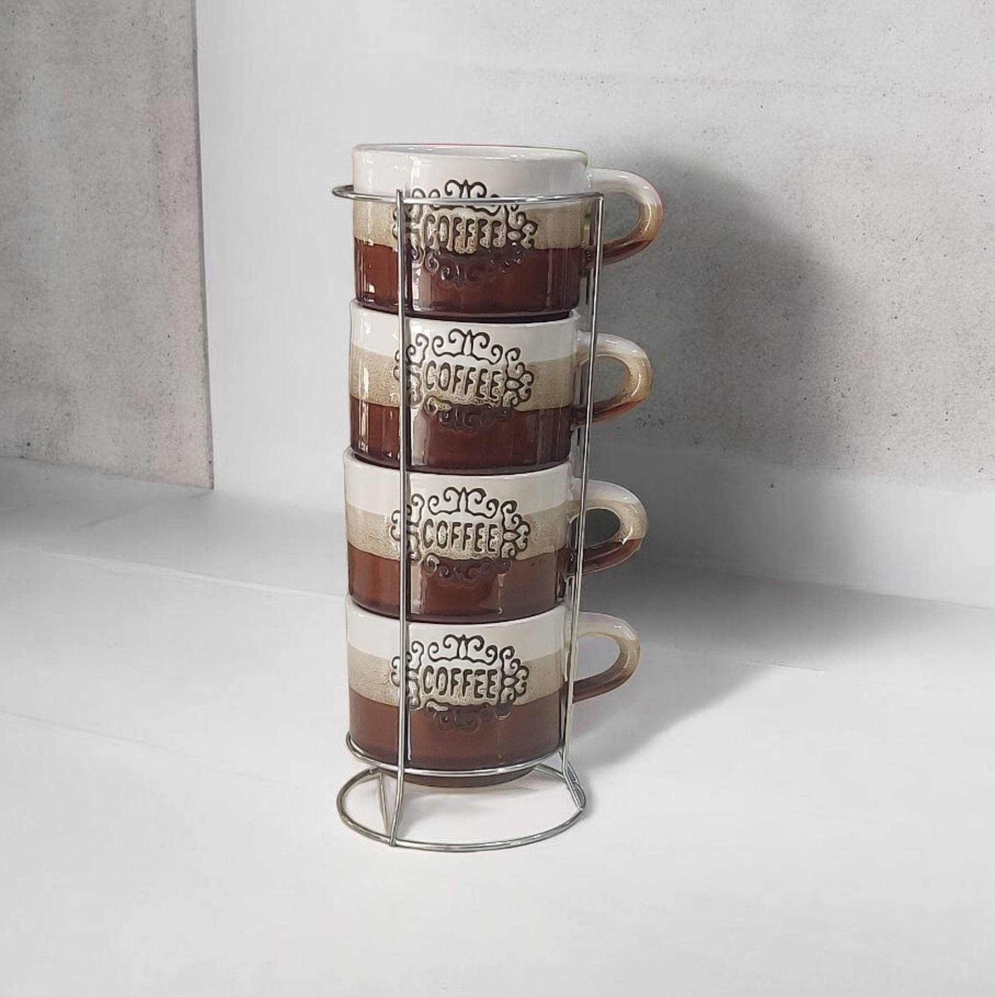 شات 4 عددی استند دار طرح .کافی  .Coffee