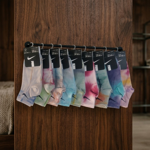 جوراب نیم ساق جنس پنبه آبرنگی نایک .NIKE.1