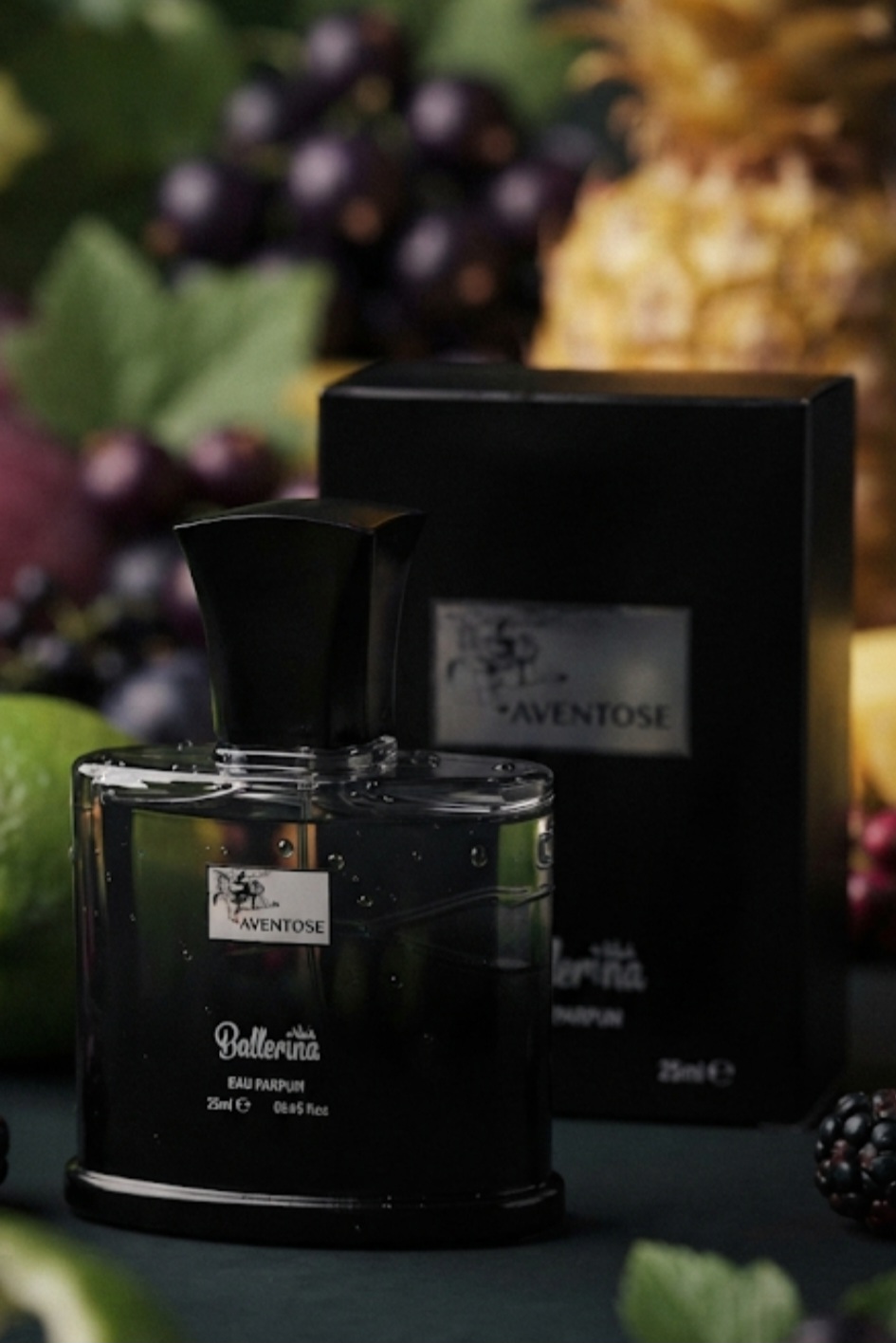 عطر جیبی مردانه بالرینا مدل اونتوس حجم 25 میلی لیتر.aventose