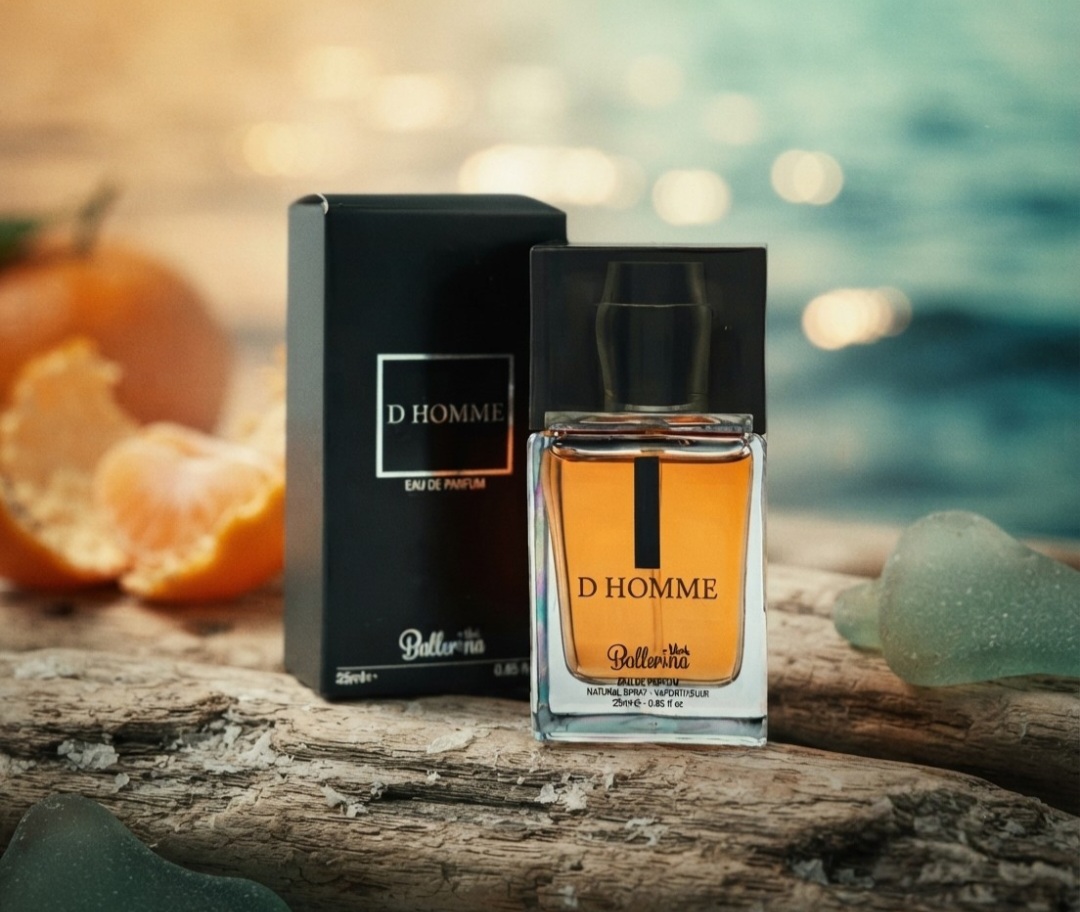 عطر ادکلن جیبی مردانه بالرینا مدل دی هوم 25 میلی لیتر . D Homme