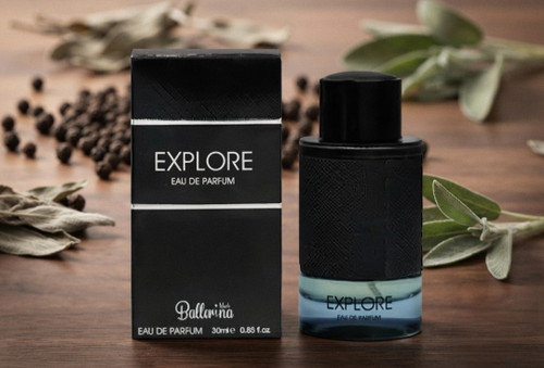 عطر ادوپرفیوم مردانه بالرینا مدل اکسپلور حجم ۳۰ میلی لیتر.EXPLORE