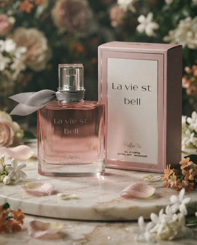 عطر جیبی زنانه بالرینا مدل لاویه ست بل .La vie st bell حجم 25