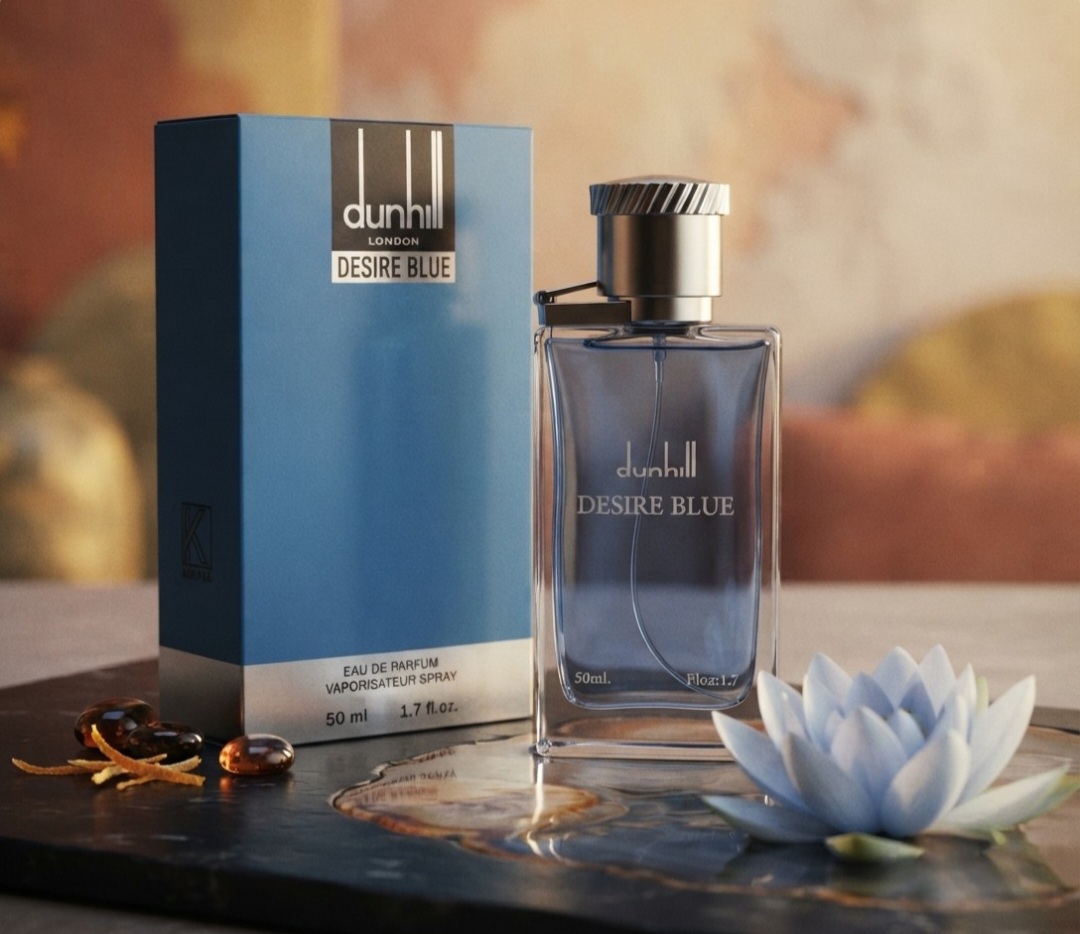 عطر ادوپرفیوم مردانه دانهیل دیزایر آبی حجم ۱۰۰ میلی لیتر.Dunhill Desire Blue