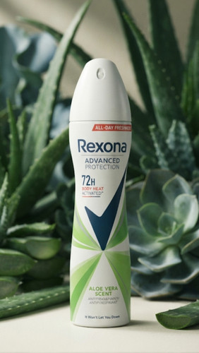 اسپری ضد تعریق زنانه رکسونا مدل Aloe Vera حجم200 میلی لیتر.Aloe Vera