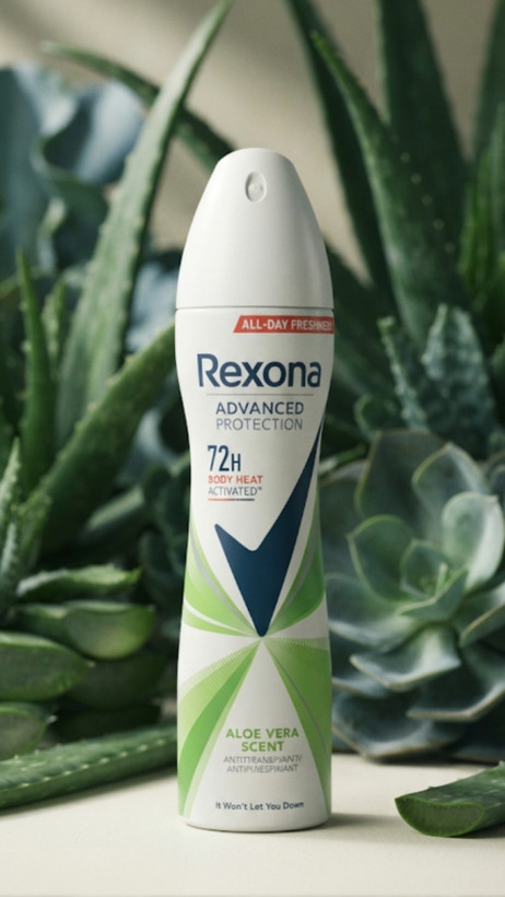 اسپری ضد تعریق زنانه رکسونا مدل Aloe Vera حجم200 میلی لیتر.Aloe Vera